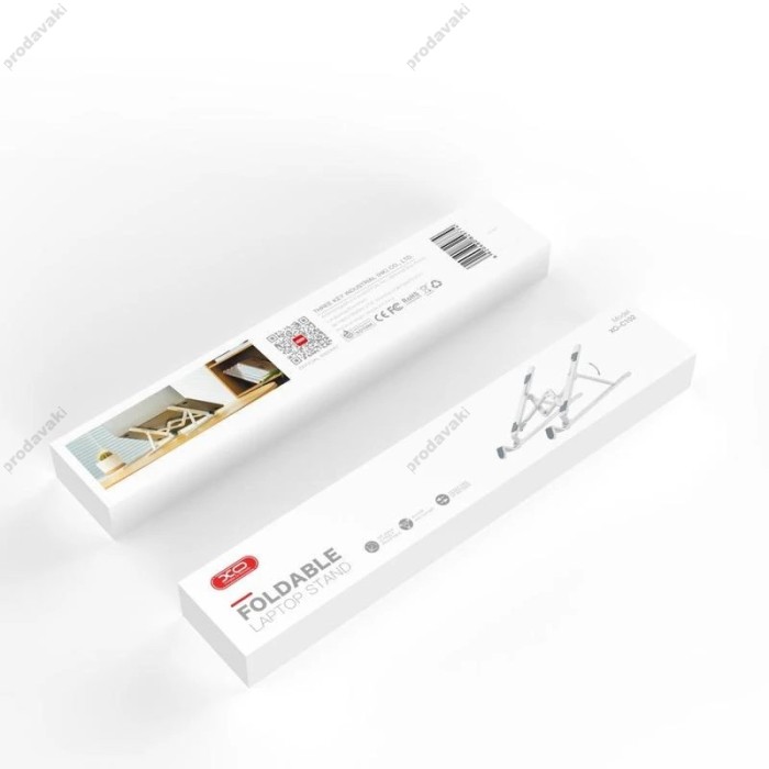 Підставка для ноутбука та MacBook XO C102 Foldable Laptop Stand Silver