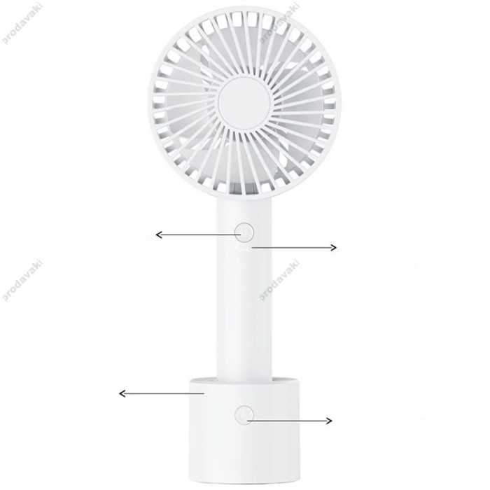 Портативний міні вентилятор CH WT-F69 White