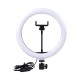 Лампа Кільцева Fill Light LED CH QX300 30cm 12W 3000-6000К на дроті USB