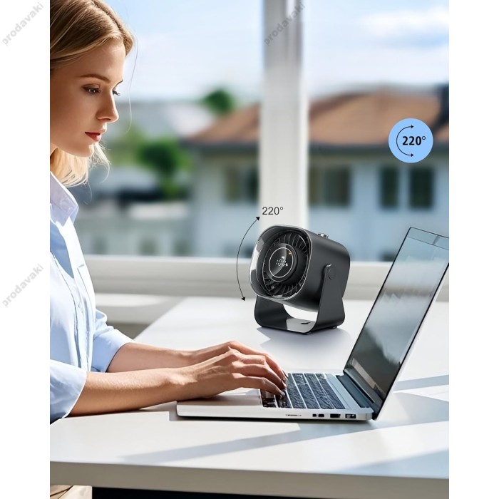 Портативний міні вентилятор CH WT-F87 Black