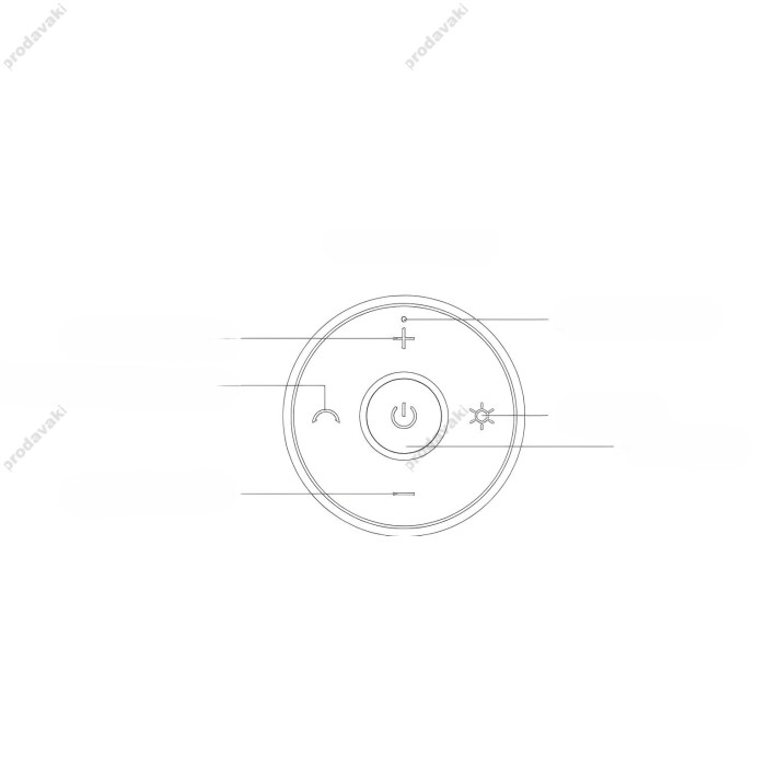 Портативний міні вентилятор CH WT-F61A White