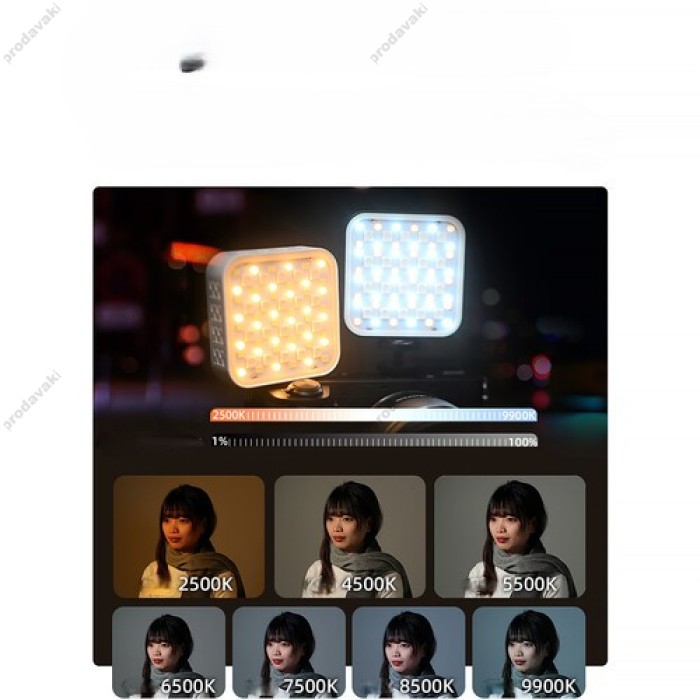  Накамерне відеосвітло LED Yongnuo YN60 RGB II Black