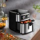 Аерогриль HOCO HJD16A Kitchen multifunctional air fryer 8L 1700W Black