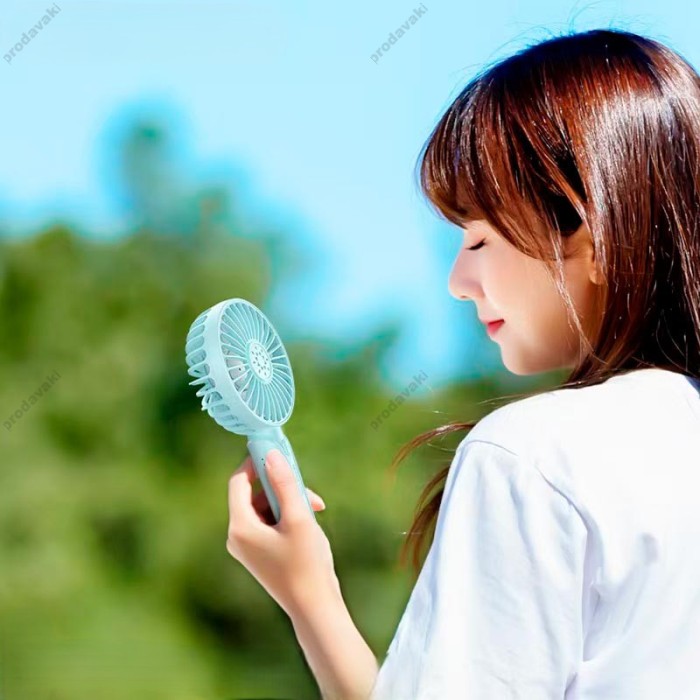 Портативний міні вентилятор Borofone DBF01 Precious handheld small fan Blue