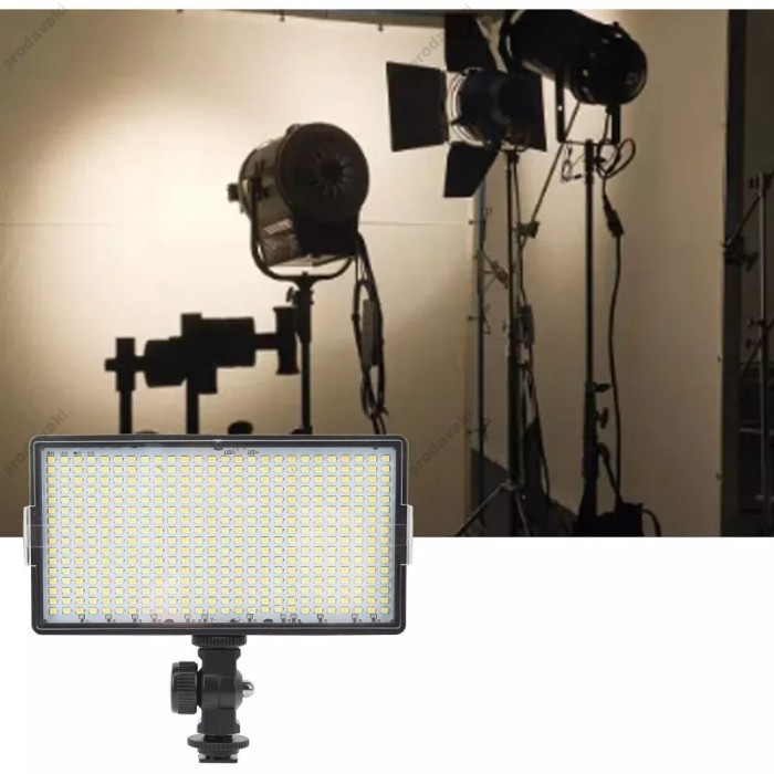 Накамерне відеосвітло LED CH D416 3200k-6500k 17.5x9.3x1cm + Battery 2200mAh