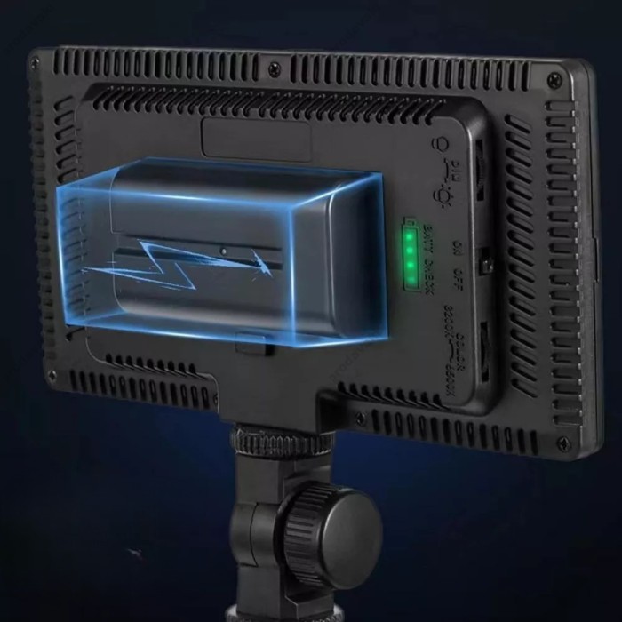 Накамерне відеосвітло LED CH D416 3200k-6500k 17.5x9.3x1cm + Battery 2200mAh