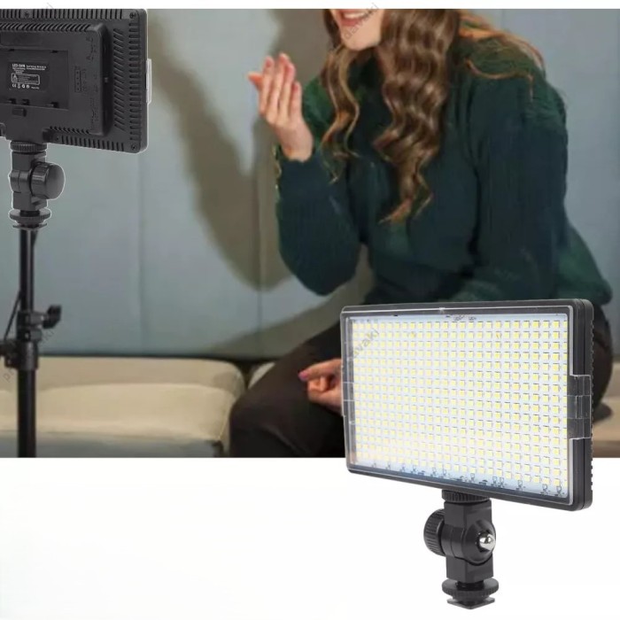 Накамерне відеосвітло LED CH D416 3200k-6500k 17.5x9.3x1cm + Battery 2200mAh