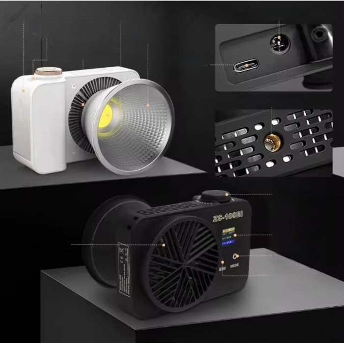 Лампа відеосвітло LED Veron ZC-100Bi 100W 2700-7500K