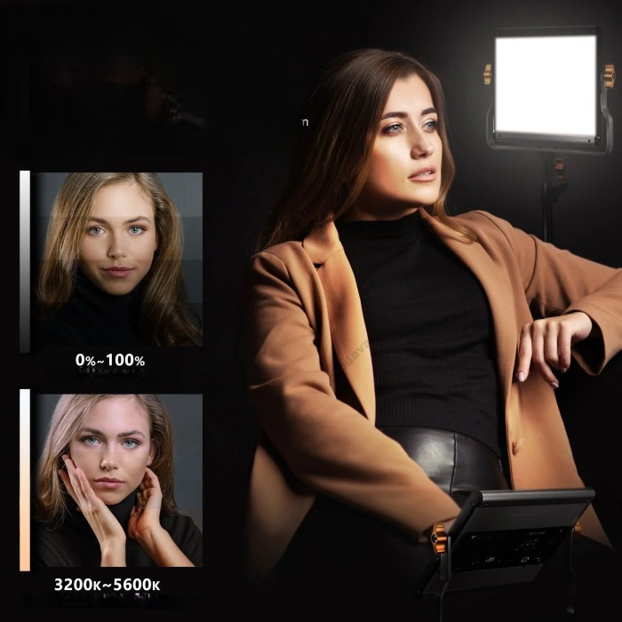 Лампа відеосвітло LED CH NEERWER NL480 28W Bi-Color 480pcs Led color 3200-5600K CRI 96+