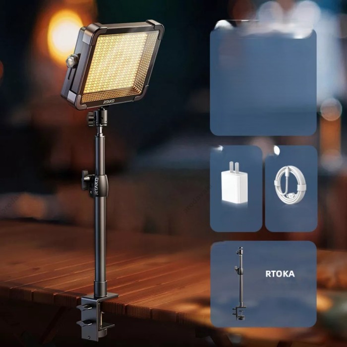 Світлодіодний прожектор LED Rtako AR-GTB600T Charging Working Lamp 2700K-7500K