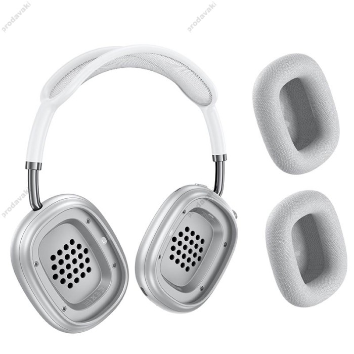 Бездротові Bluetooth навушники Hoco W65 Plus Wireless Headphones Silver