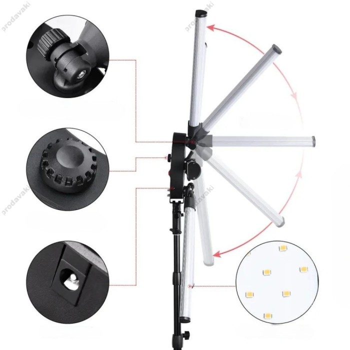 Лампа відеосвітло STAR LIGHT LED CH AL-120X 120W 3200K-5600K