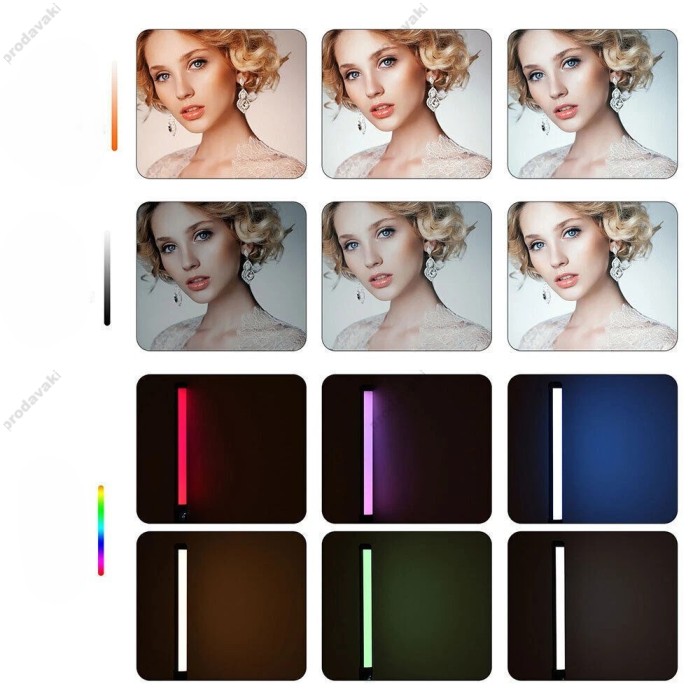 Лампа відеосвітло LED Handheld Fill Light Stick CH SL-50 RGB 20W 3000-6500K