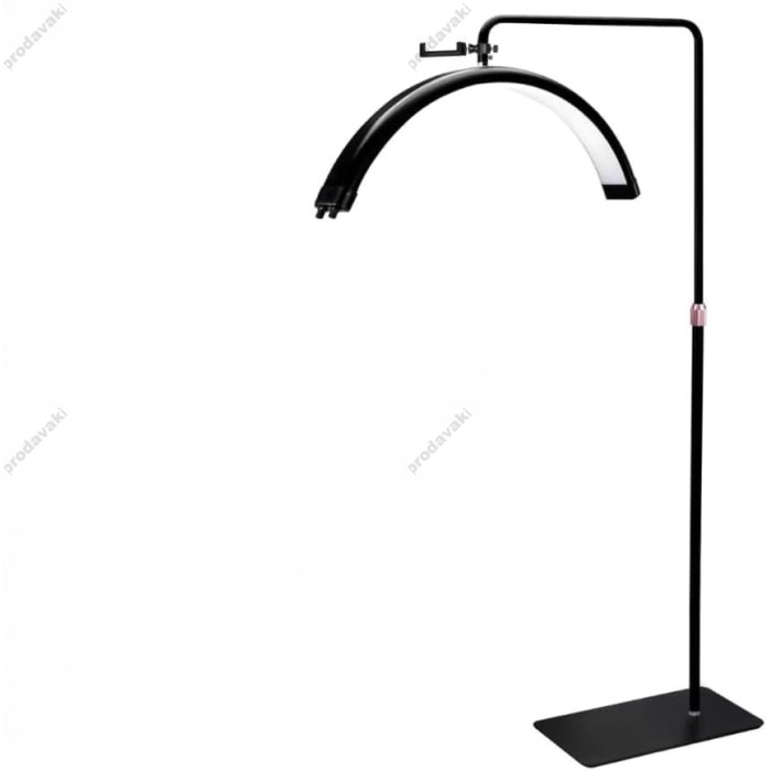 Безтіньова LED лампа CH HD-M8X 50W 80x20 у формі півмісяця 3000K-6000K Black