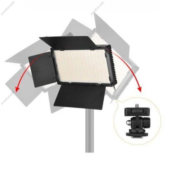 Лампа відеосвітло LED CH Pro 600 3200-6500K Black