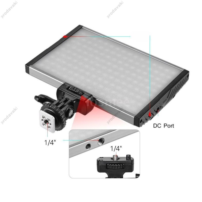 Накамерне відеосвітло LED Tolifo PT-15B Pro 15W color 3200-5600K