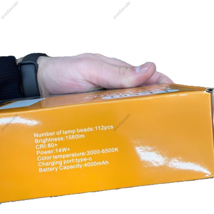 Накамерне відеосвітло LED CH LJ-S01 4000mAh 3000-6500K