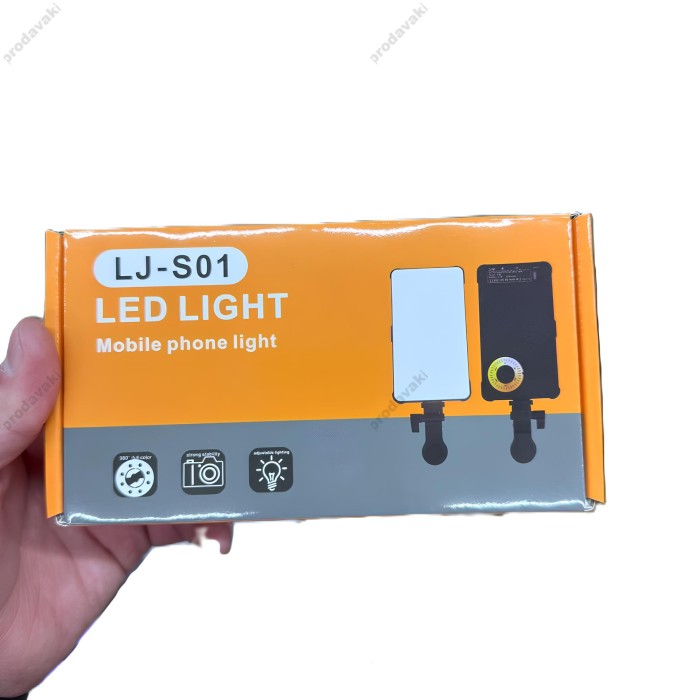 Накамерне відеосвітло LED CH LJ-S01 4000mAh 3000-6500K