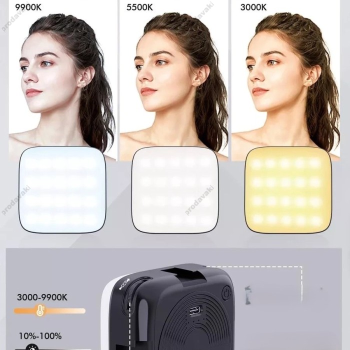 Накамерне відеосвітло CH M11 4,5W color 3000-9900K Battery 2000mAh