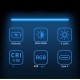 Накамерне відеосвітло LED CH LJ-S02 RGB 4000mAh 3000-6500K
