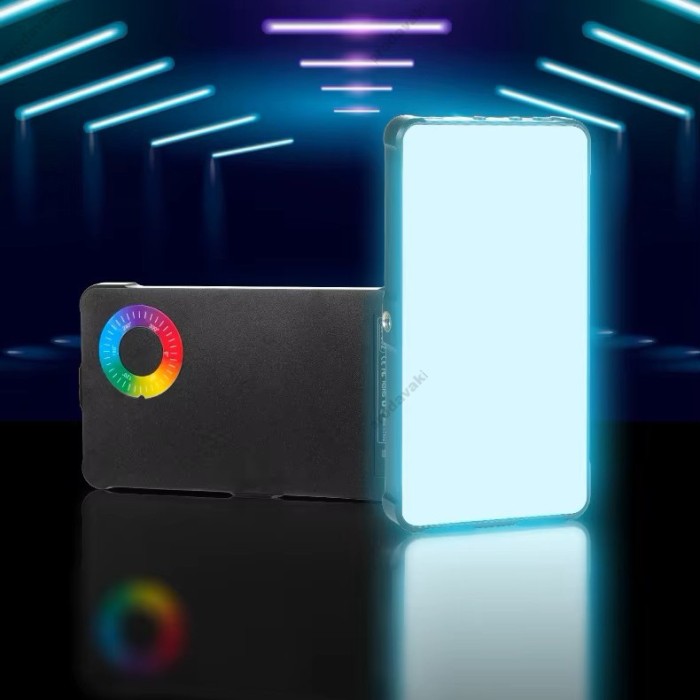 Накамерне відеосвітло LED CH LJ-S02 RGB 4000mAh 3000-6500K