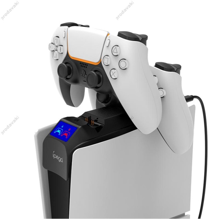 Док-станція Ipega PG-P5S016 Slim Rainbow Bridge Dual Charge for PS5