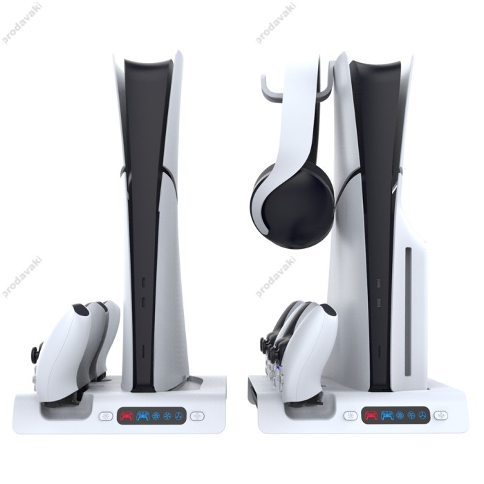 Док-станція Ipega PG-P5S006 Slim RGB Lights Multi functional charge stand for PS5