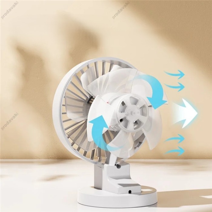 Портативний міні вентилятор CH WT8019 White