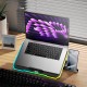 Підставка для ноутбука та MacBook Hoco DH19 Cool RGB notebook cooling stand Balck