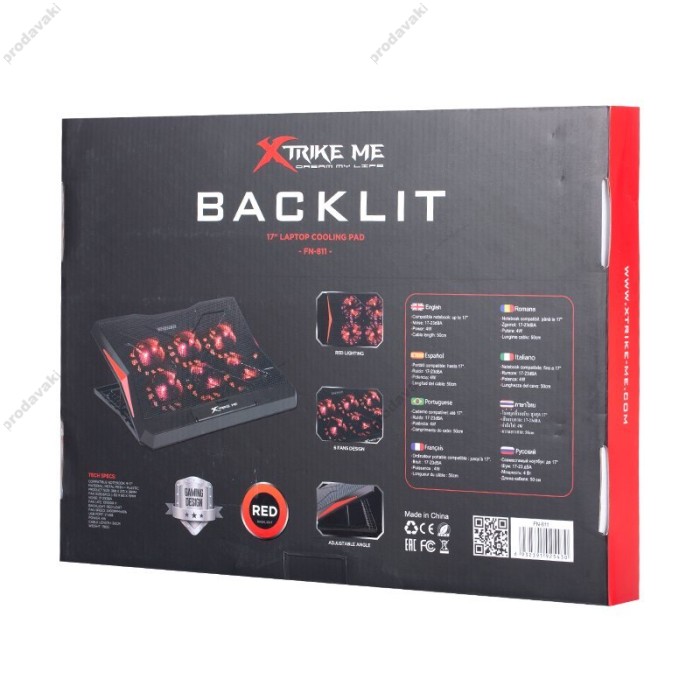 Підставка для ноутбука та MacBook куллер XTRIKE ME FN-811