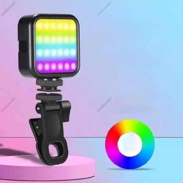 Накамерне відеосвітло LED CH AY-83 RGB 3000K-6500K