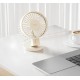 Портативний міні вентилятор XO MF82 Desktop USB Dual Blade Fan Beige
