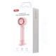 Портативний міні вентилятор XO MF93 Desktop/Handheld Fan Pink