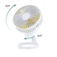 Портативний міні вентилятор XO MF78 desktop/bracket adjustable angl Fan White