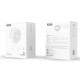 Портативний міні вентилятор XO MF78 desktop/bracket adjustable angl Fan White