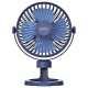 Портативний міні вентилятор XO MF78 desktop/bracket adjustable angl Fan Blue
