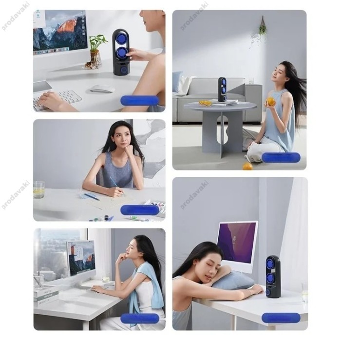 Портативний міні вентилятор CH WT-F84 Blue