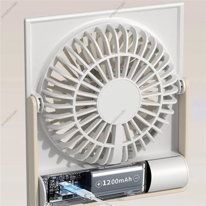 Портативний міні вентилятор CH WT-L19 White