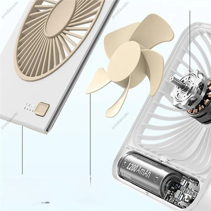 Портативний міні вентилятор CH WT-L19 White