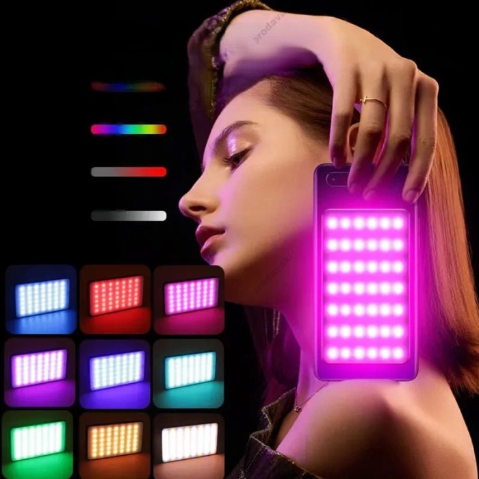 Накамерне відеосвітло LED CH M20 RGB 2500K-9000K