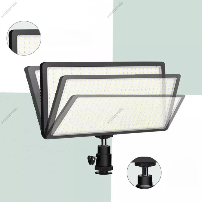 Накамерне відеосвітло LED CH VL15-02 25W 2700-6600K