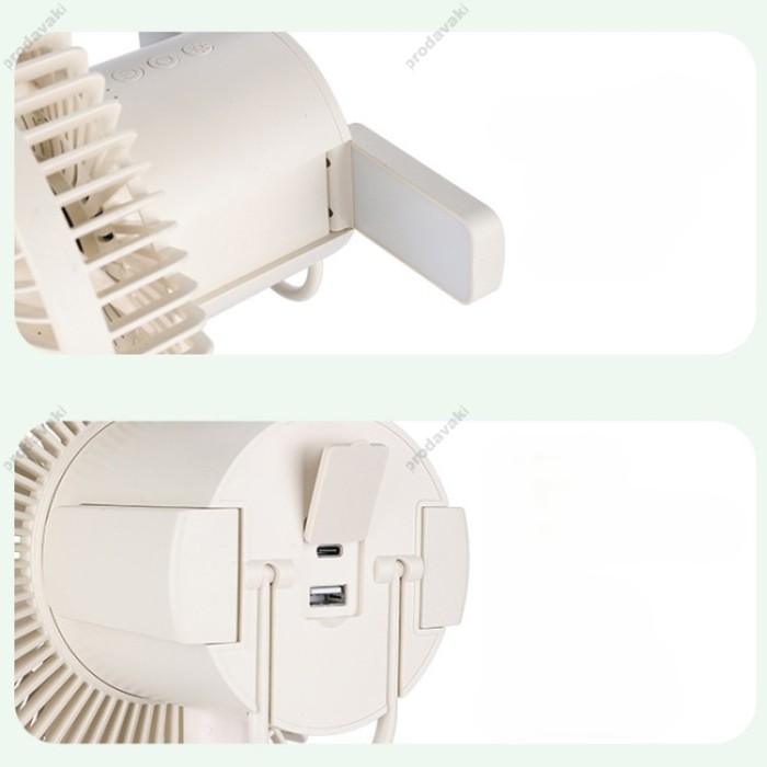 Портативний міні вентилятор CH WT-F61B White