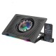 Підставка для ноутбука та MacBook Hoco DH11 c RGB освітленням Black