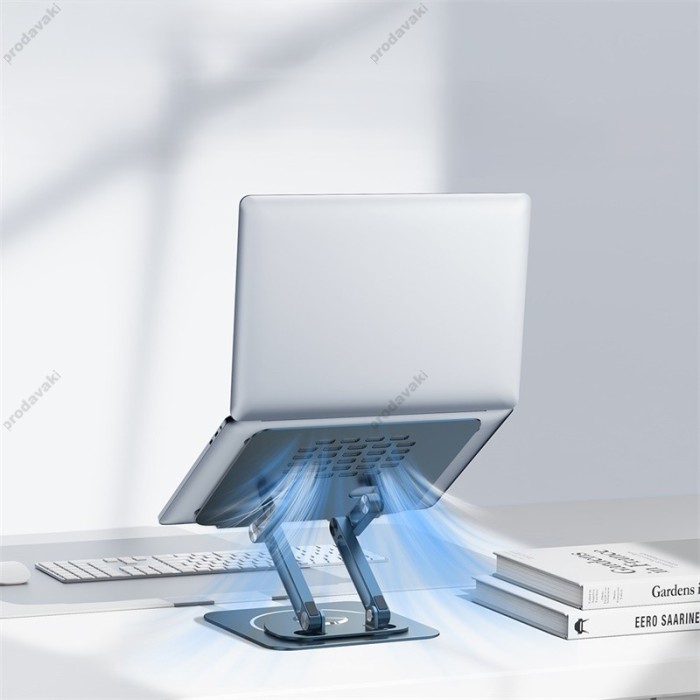 Підставка для ноутбука та MacBook Baseus UltraStable Pro Series Rotatable (Three-Fold Version) Grey (B10059900811-01)