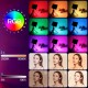 Накамерне відеосвітло LED RGB CH AY-96 SSRII 2700 - 6500K