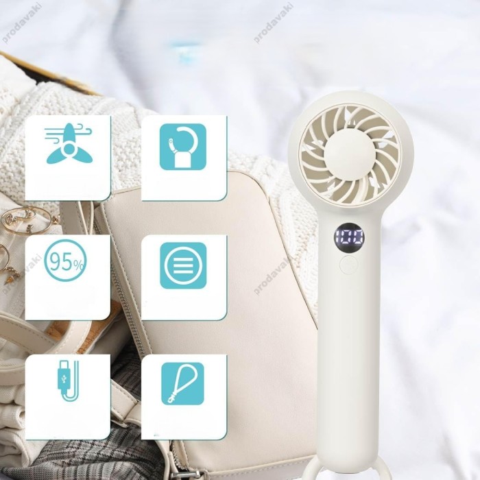 Портативний міні вентилятор CH WT-F08 White