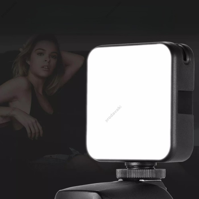  Накамерне відеосвітло LED CH W64 2500K-6500K
