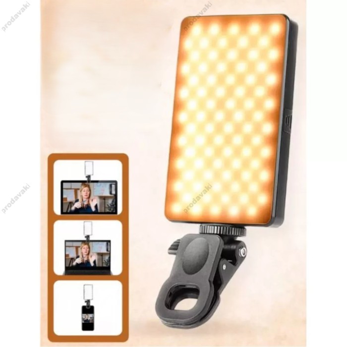 Накамерне відеосвітло LED CH M12 7,4W color 2500-9000K CRI95+ Battery 3000mAh