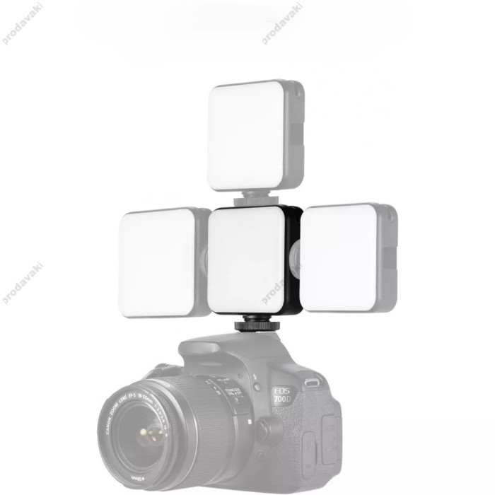  Накамерне відеосвітло LED CH W64 2500K-6500K