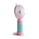 Портативний міні вентилятор CH Y-19 blue/pink